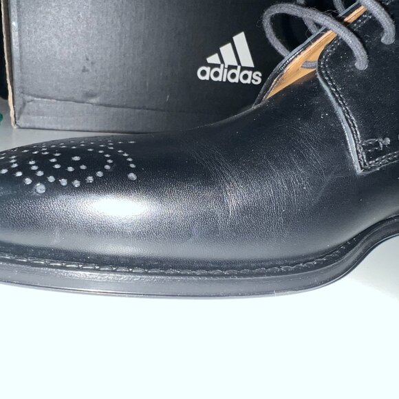 Magnanni Black Leather Wingtip Oxford sz 7 EU 39 Style 25787